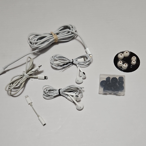 Apple Other - White Wired Apple Ear Buds with Accessories